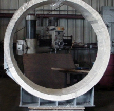 60" Hot Shoe Pipe Shoe for a Project in Canada